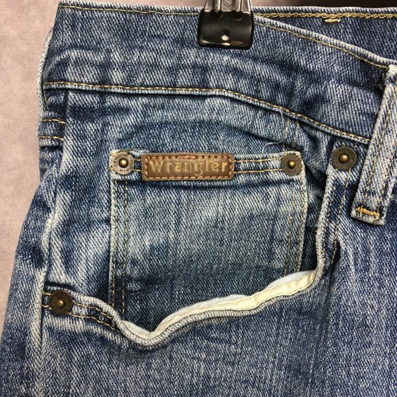 Wrangler Mens Jeans Blue size 34 36x30 Advanced Comfort Fit Stretch Flex Denim - Picture 6 of 9